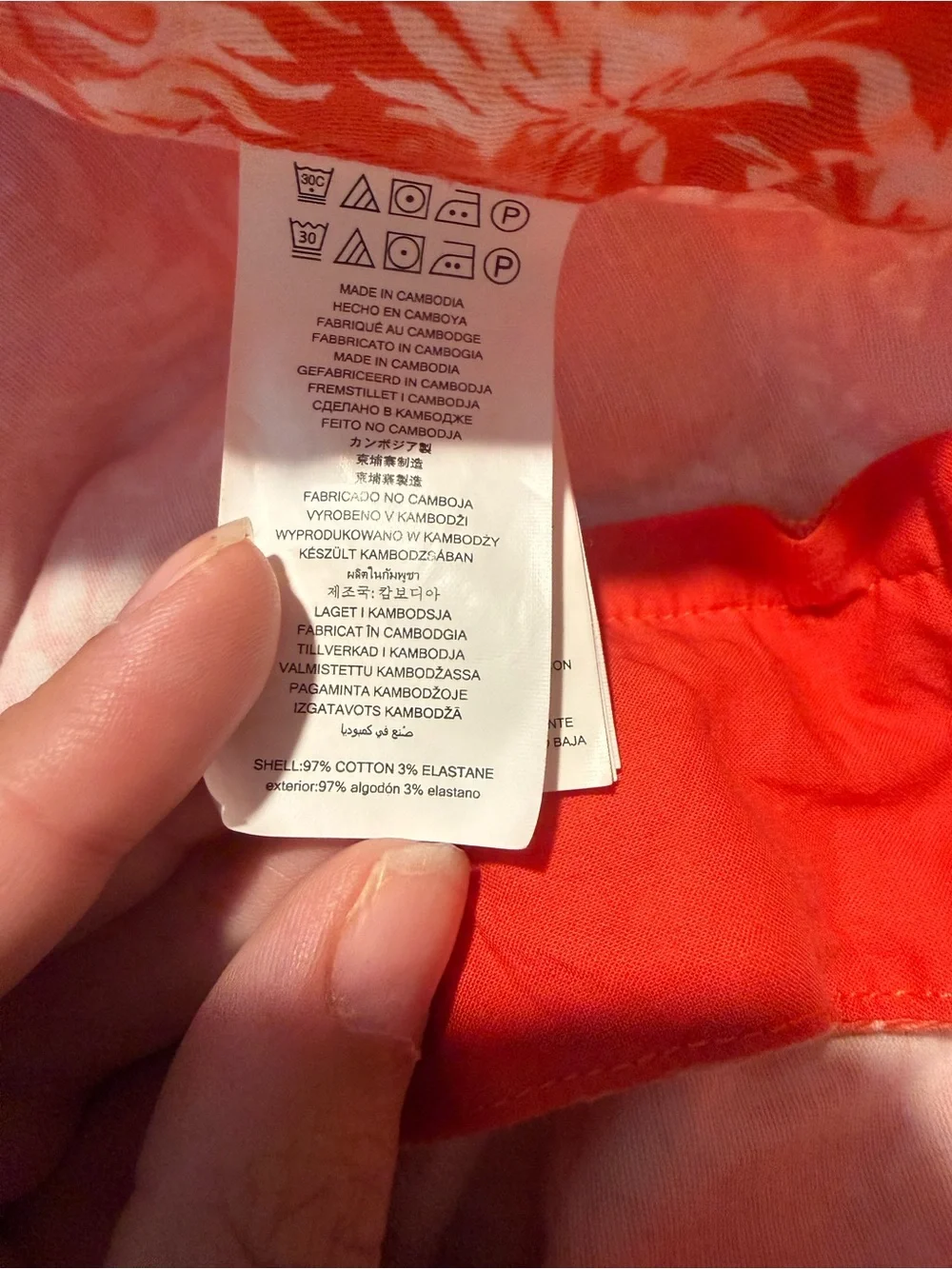 Michael Kors Coral Floral Bermuda Shorts